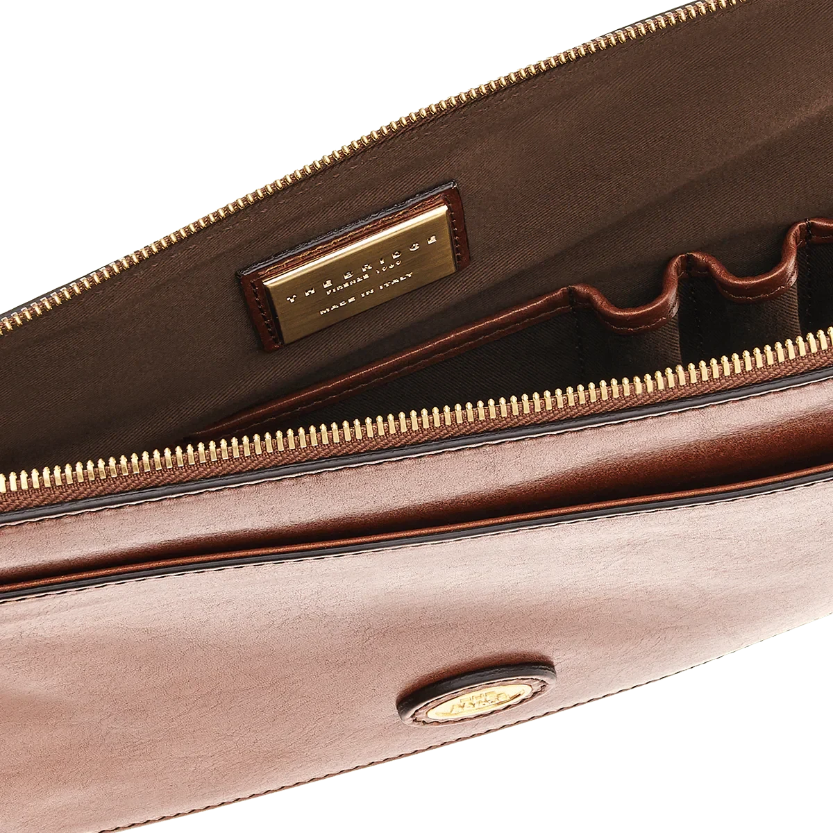 The Bridge Story Viaggio Leather PC Case Leather Document Pouch The Bridge