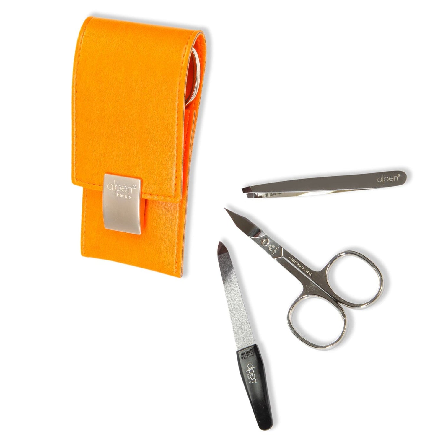 Alpen 3-Piece Manicure Set with Leather Case Manicure Set Alpen