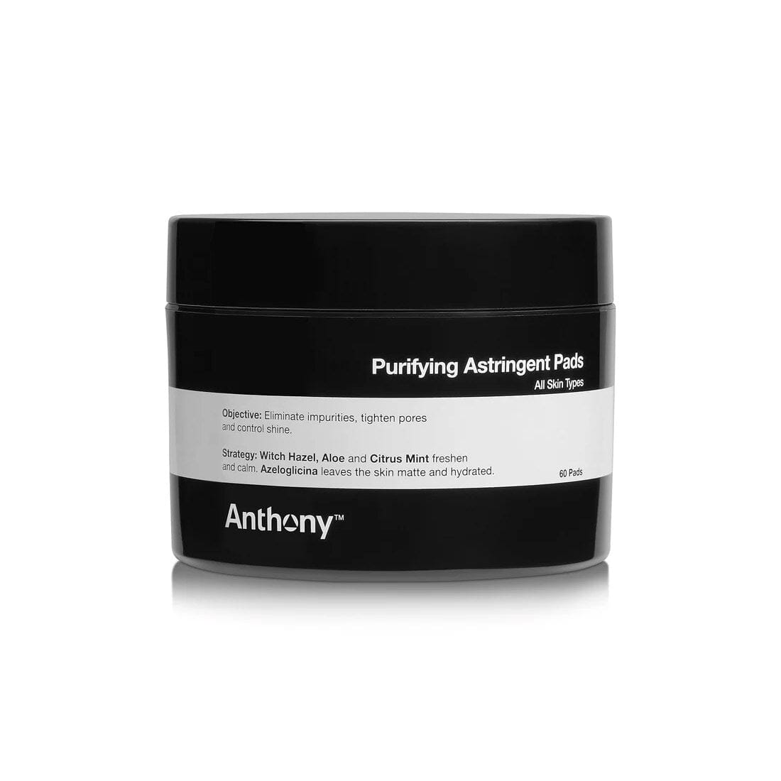 Anthony Purifying Astringent Pads Face Moisturizer and Toner Anthony