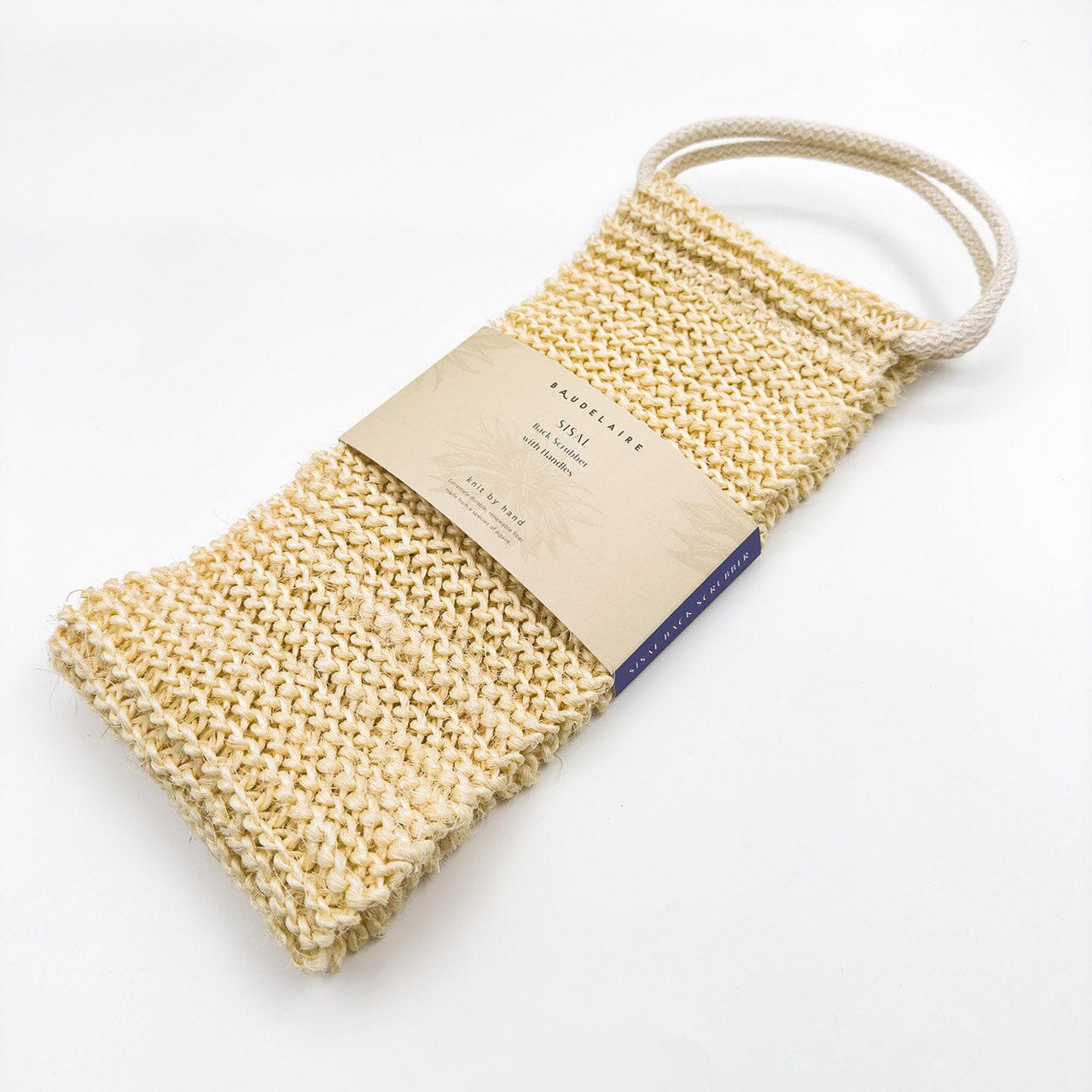 Baudelaire Sisal Back Scrubber Exfoliating Sponge Baudelaire