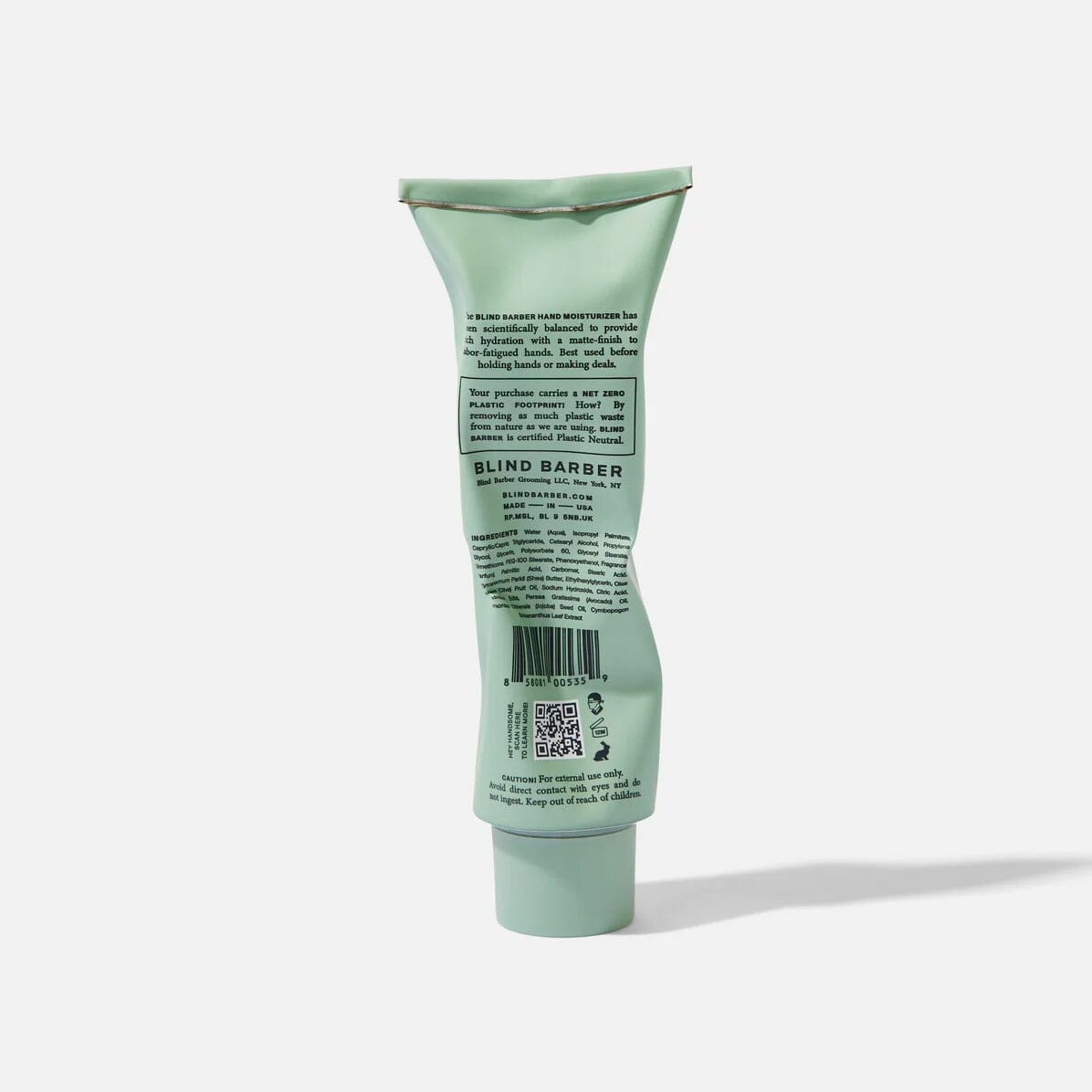 Blind Barber Lemongrass Tea Daily Hand Moisturizer Hand Cream Blind Barber