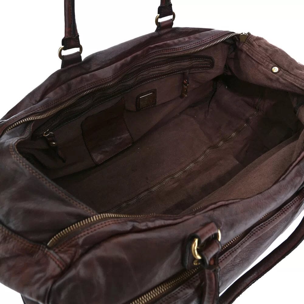 Campomaggi Tokio Trolley Leather Duffle Bag Leather Duffle Bag Campomaggi
