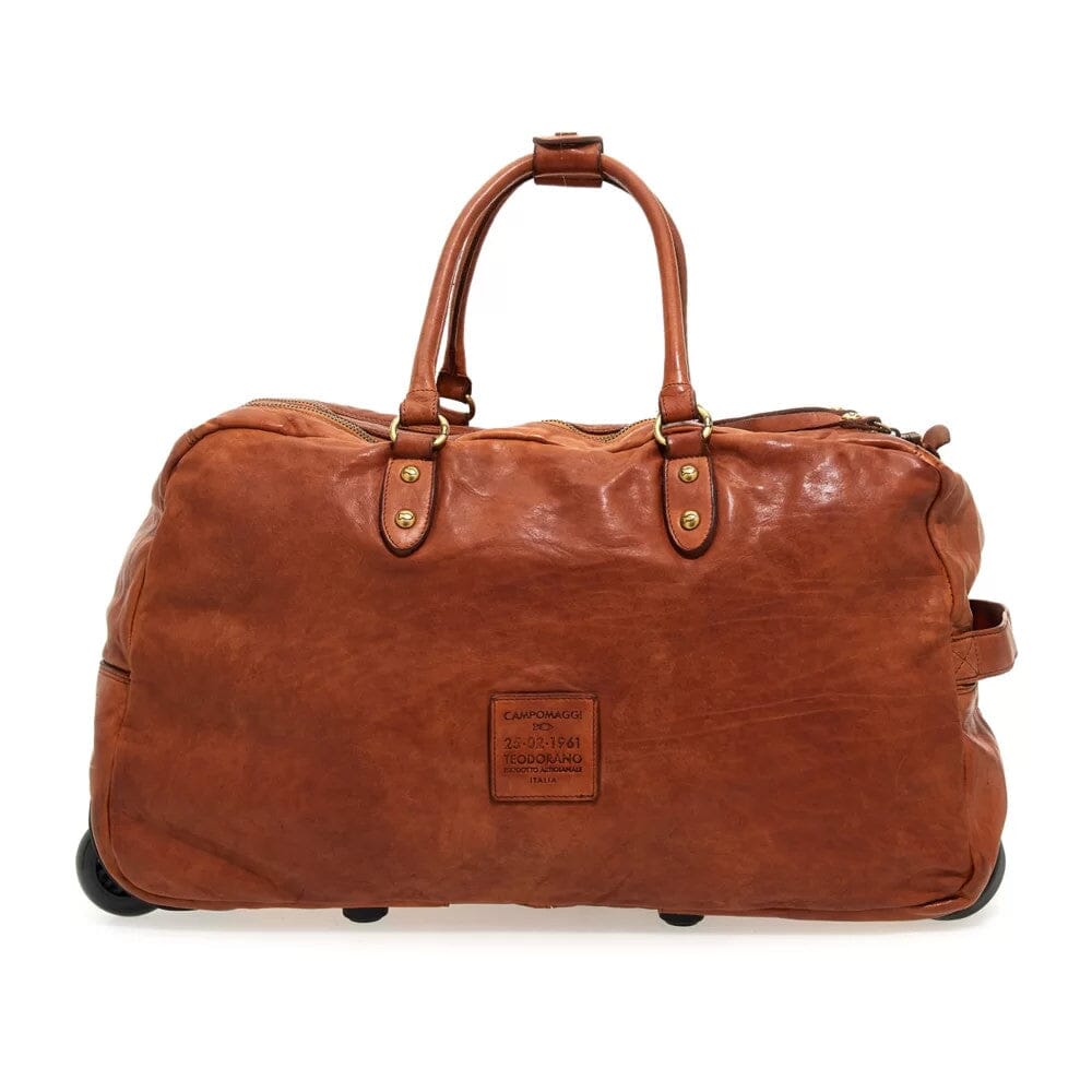 Campomaggi Tokio Trolley Leather Duffle Bag Leather Duffle Bag Campomaggi