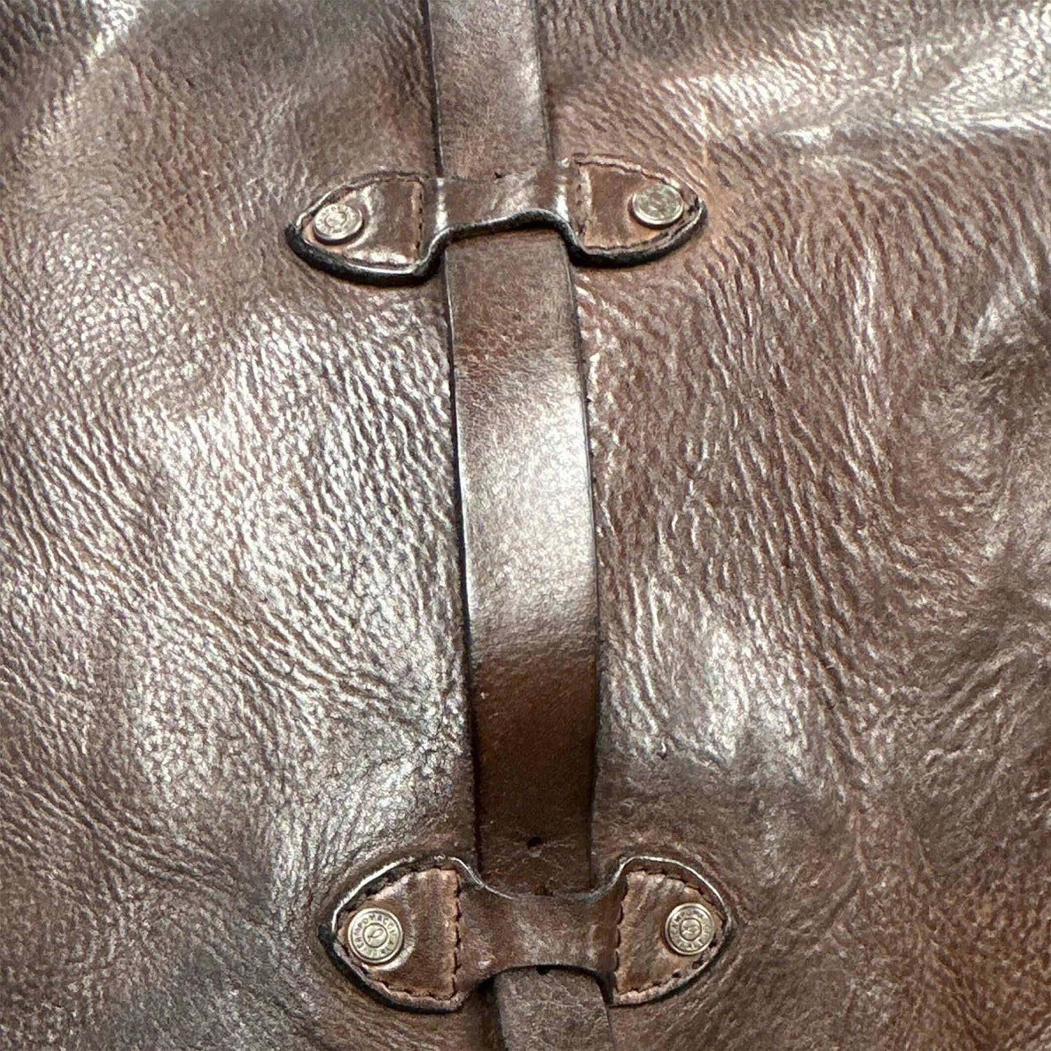 Campomaggi Saturno Leather and Canvas Backpack Backpack Campomaggi