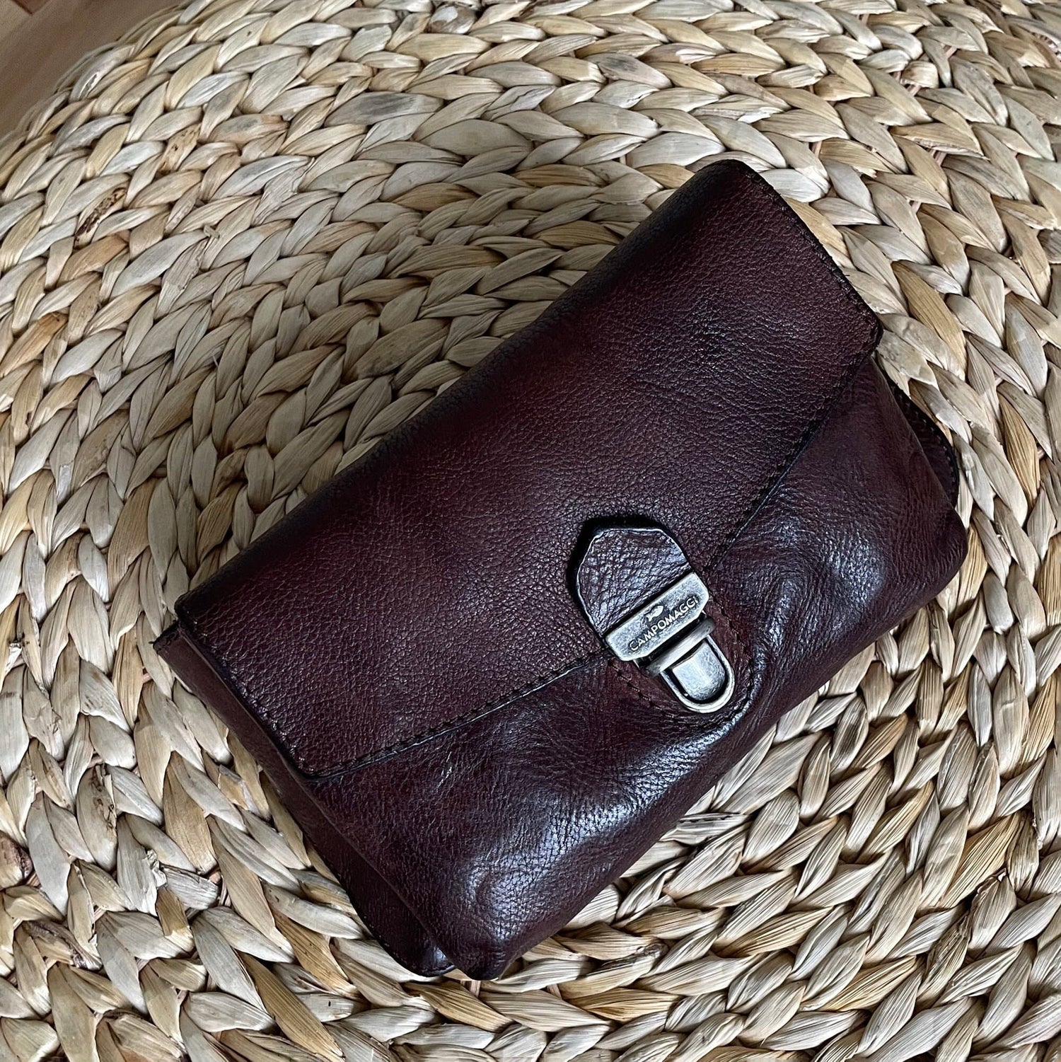 Campomaggi Arenite Leather Belt Bag Leather Bag Campomaggi