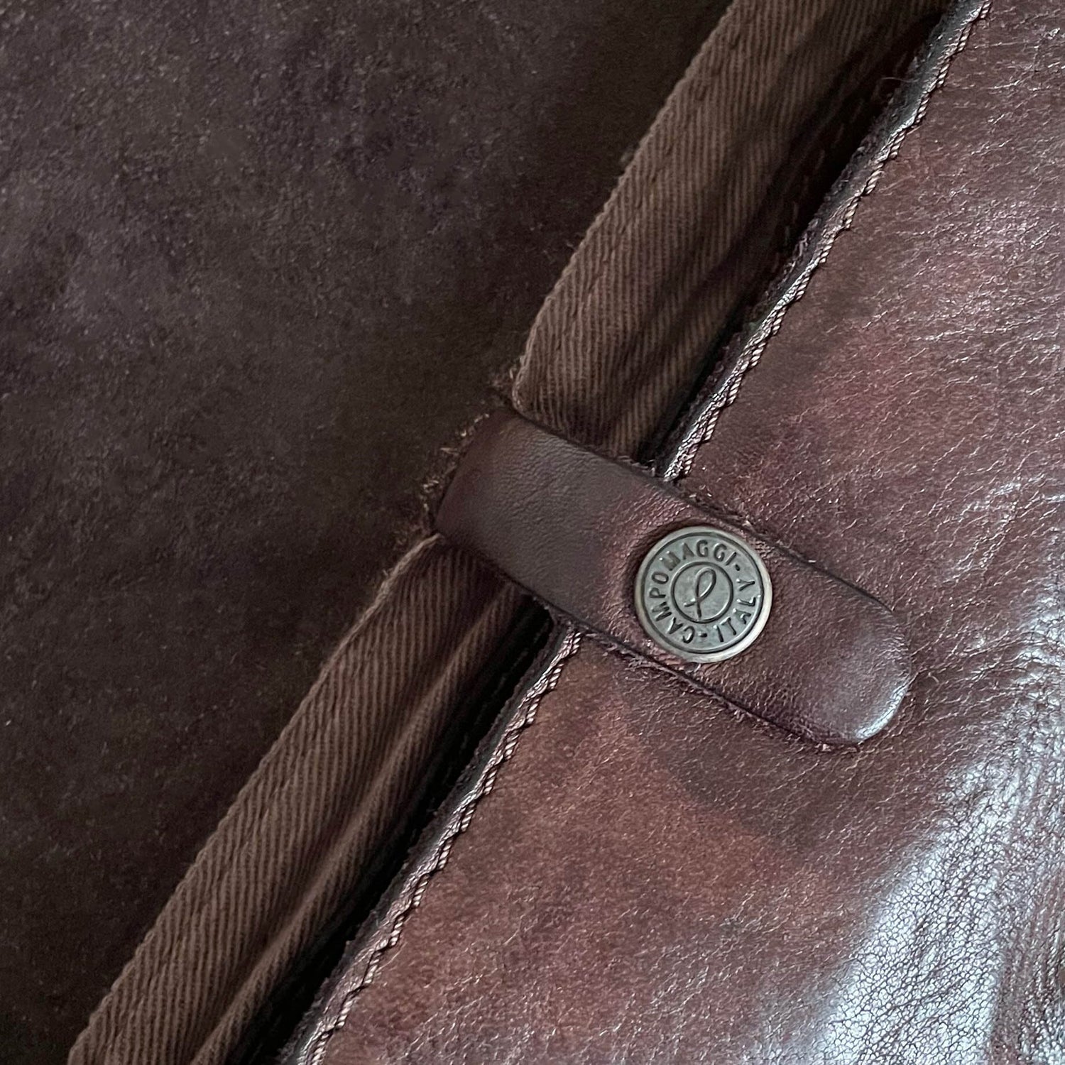 Campomaggi Arenite Leather Belt Bag Leather Bag Campomaggi