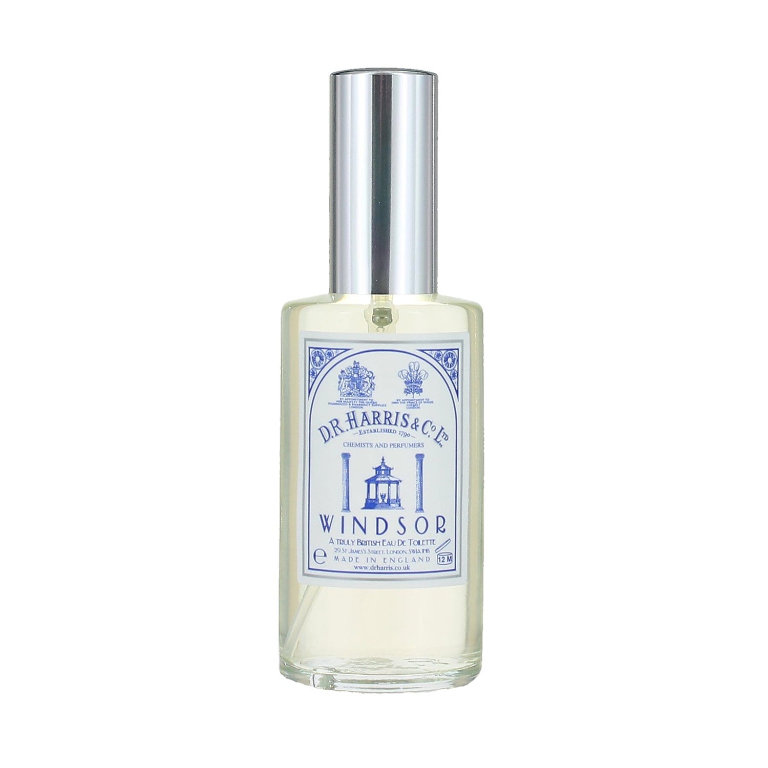 D.R. Harris Windsor Eau de Toilette Men's Fragrance D.R. Harris & Co 50 ml Glass Spray Bottle