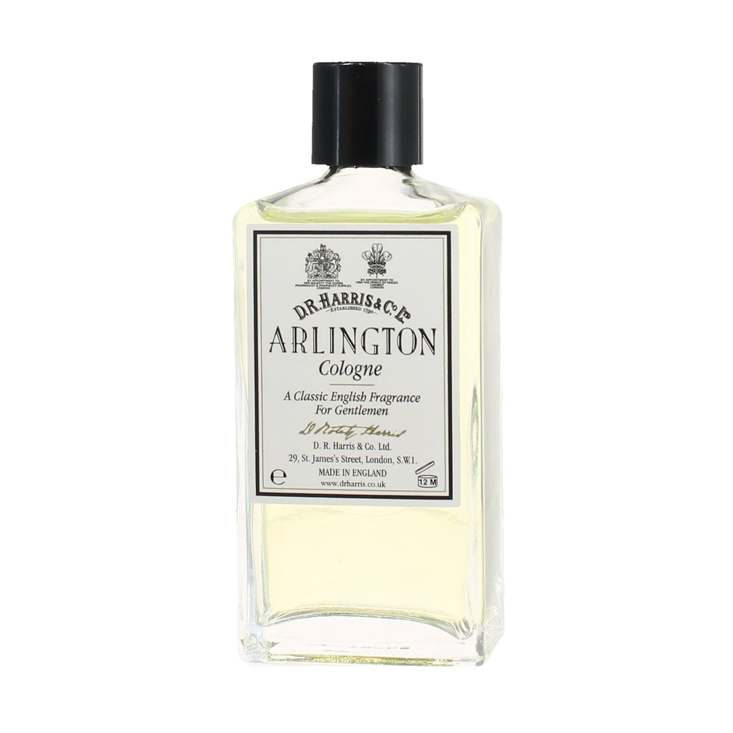 D.R. Harris Arlington Cologne Men's Fragrance D.R. Harris & Co 100 ml Glass Bottle