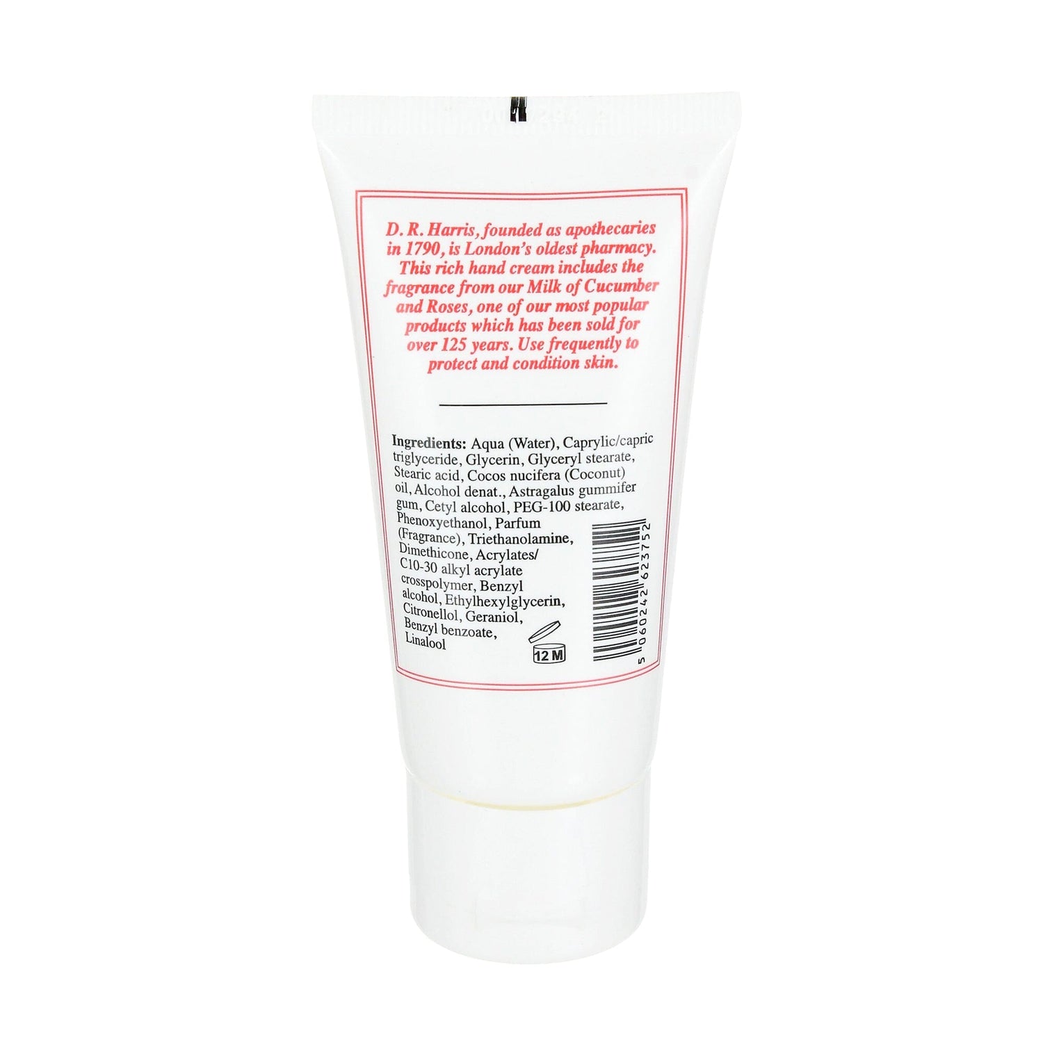 D.R. Harris Cucumber and Roses Hand Cream Hand Cream D.R. Harris & Co