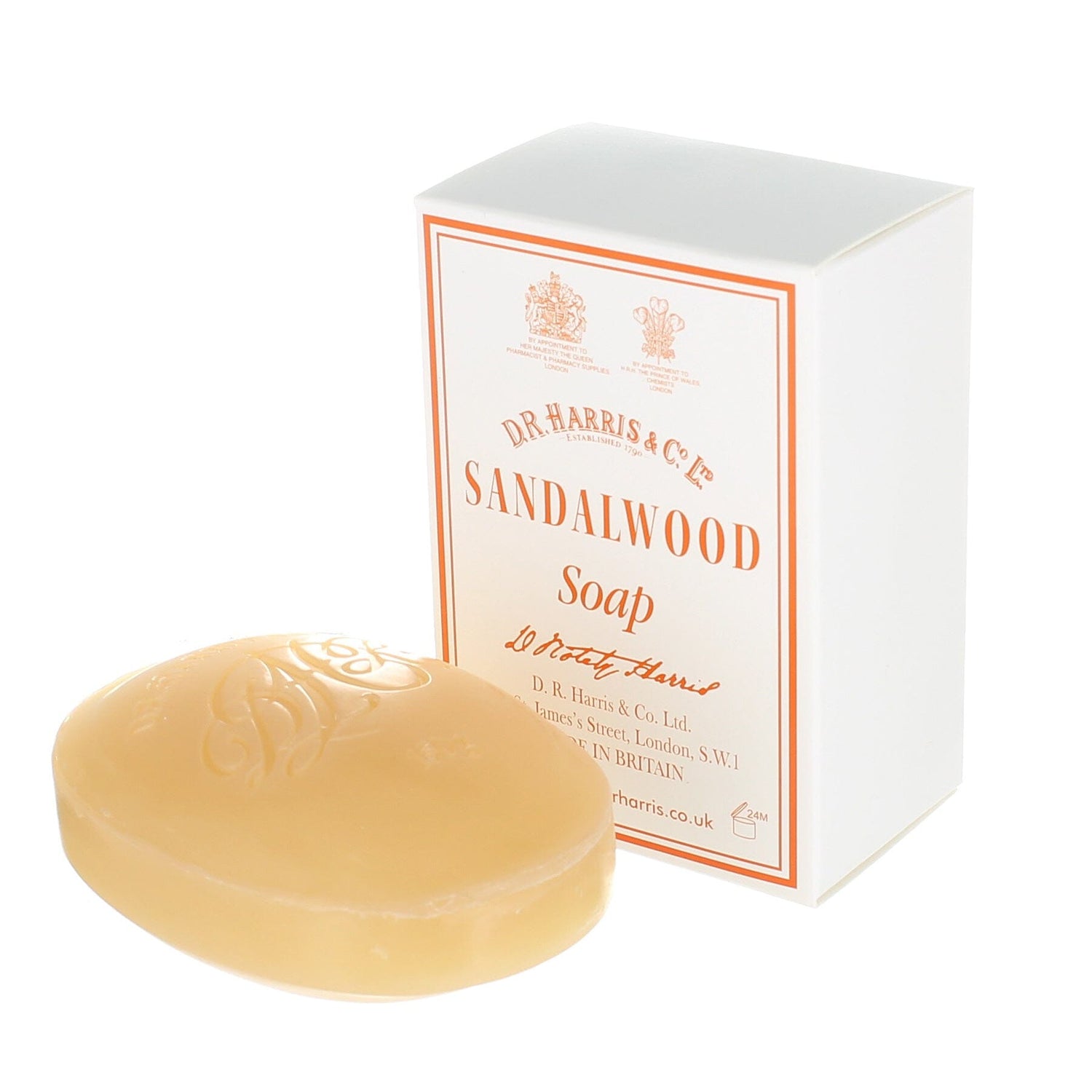 D.R. Harris Bath Soap Bar, 150g Body Soap D.R. Harris & Co Sandalwood
