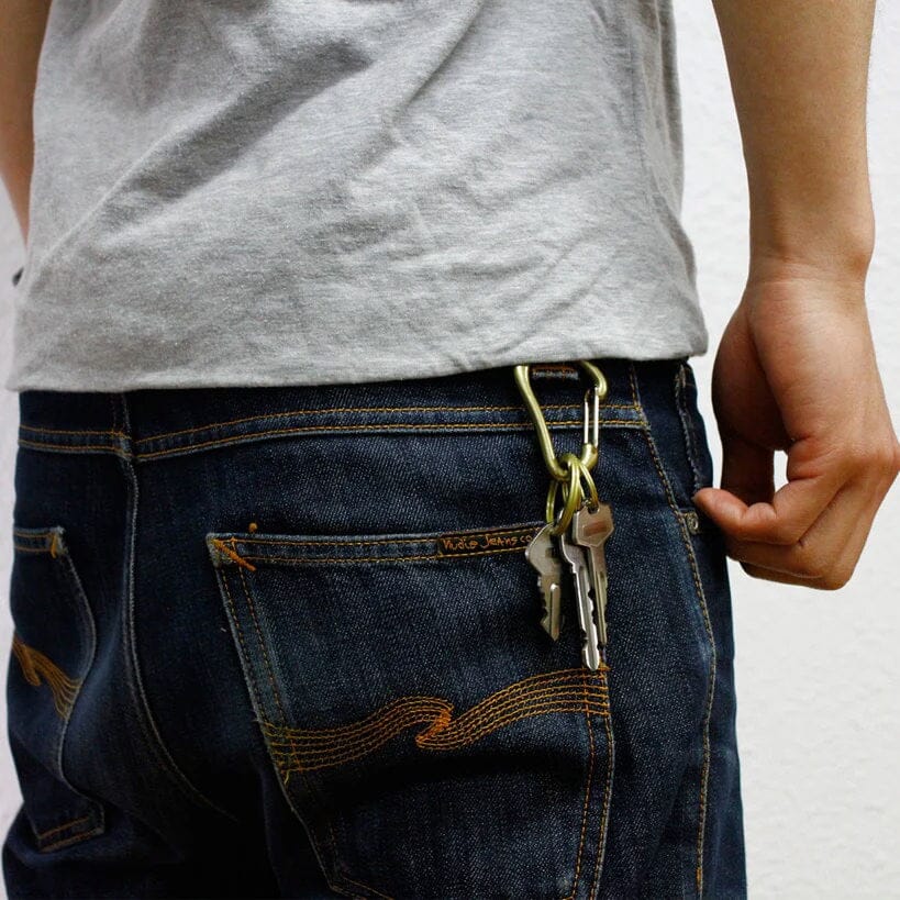 Diarge Brass Carabiner Keyring Keyring Diarge