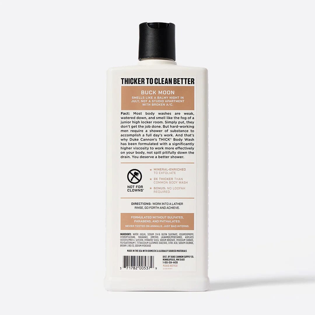 Duke Cannon Supply Co. Thick Body Wash Men's Body Wash Duke Cannon Supply Co