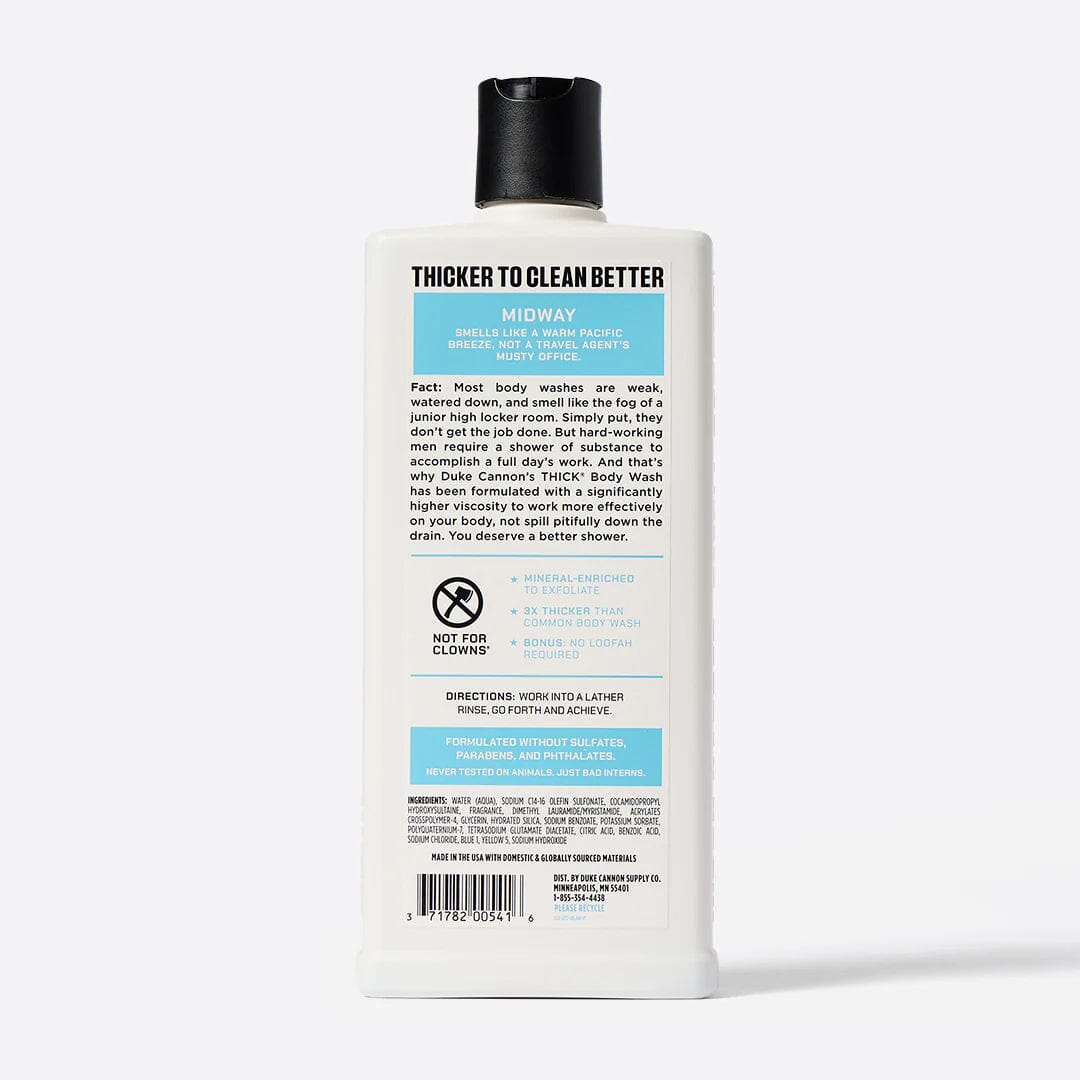 Duke Cannon Supply Co. Thick Body Wash Men's Body Wash Duke Cannon Supply Co