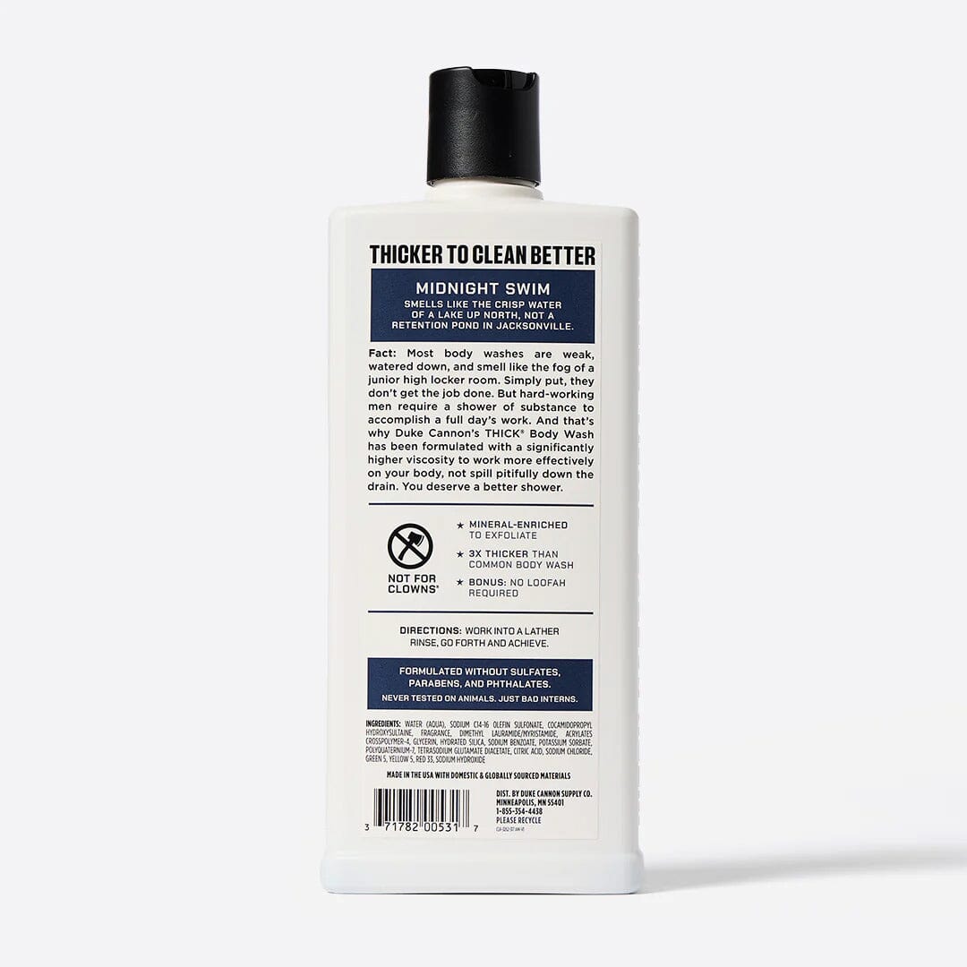 Duke Cannon Supply Co. Thick Body Wash Men's Body Wash Duke Cannon Supply Co