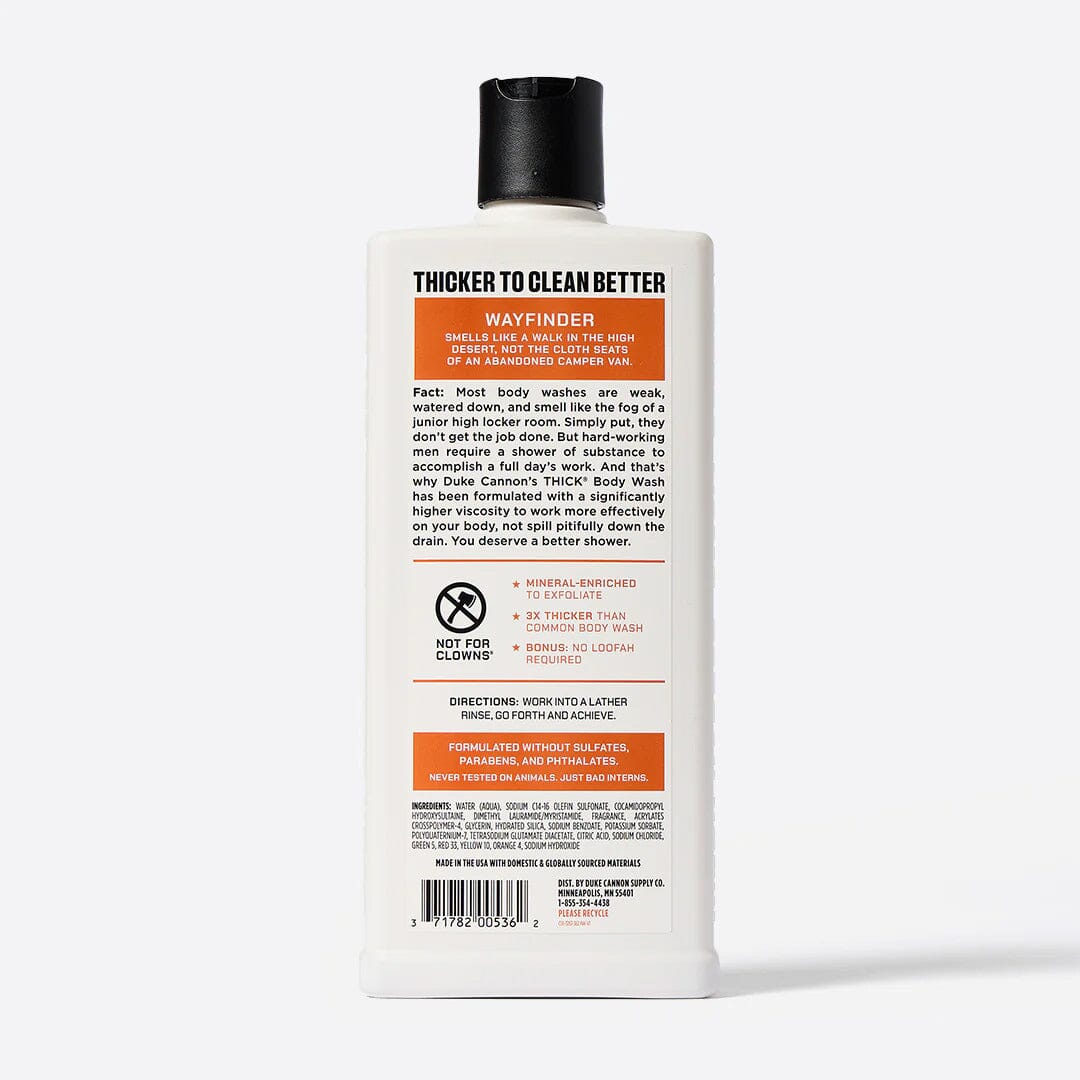 Duke Cannon Supply Co. Thick Body Wash Men's Body Wash Duke Cannon Supply Co