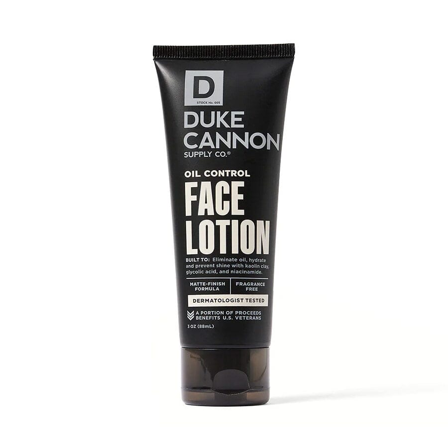 Duke Cannon Supply Co. Oil Control Face Lotion Face Moisturizer and Toner Duke Cannon Supply Co