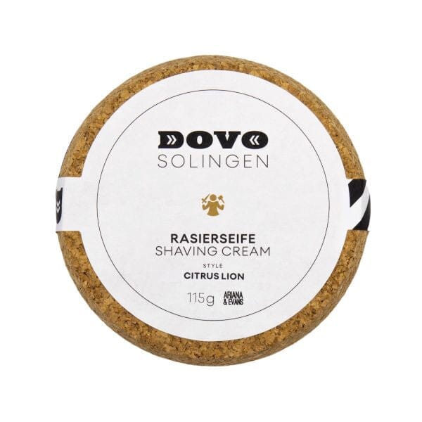 DOVO Citrus Lion Shaving Soap with Stone Bowl Shaving Soap DOVO