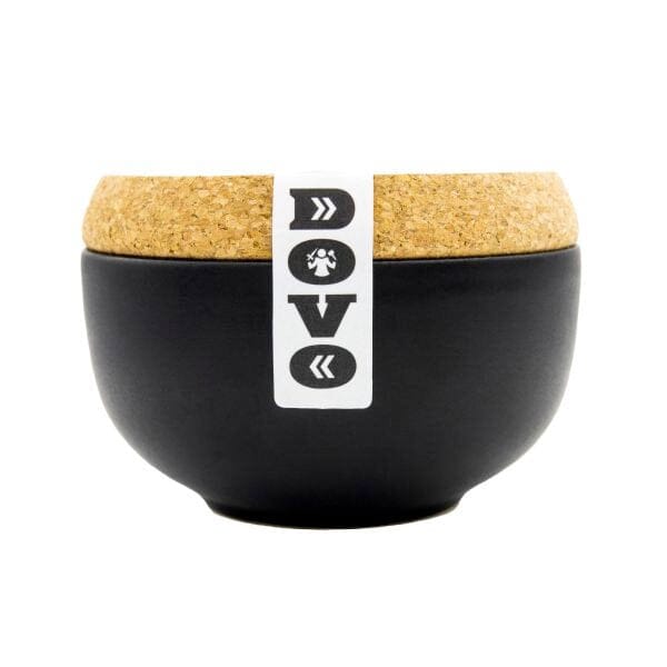 DOVO Deep Leather Shaving Soap with Stone Bowl Shaving Soap DOVO