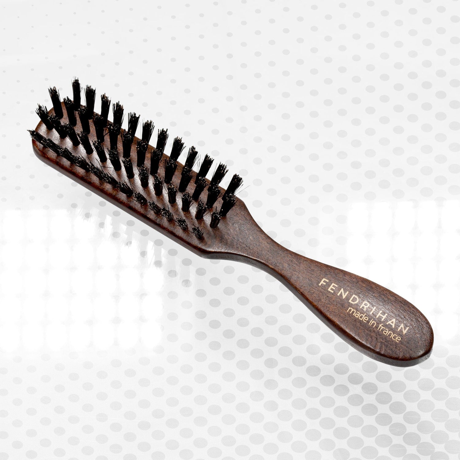 Fendrihan Bubinga Wood and Boar Bristle Beard Brush, Made in France Beard Brush Fendrihan