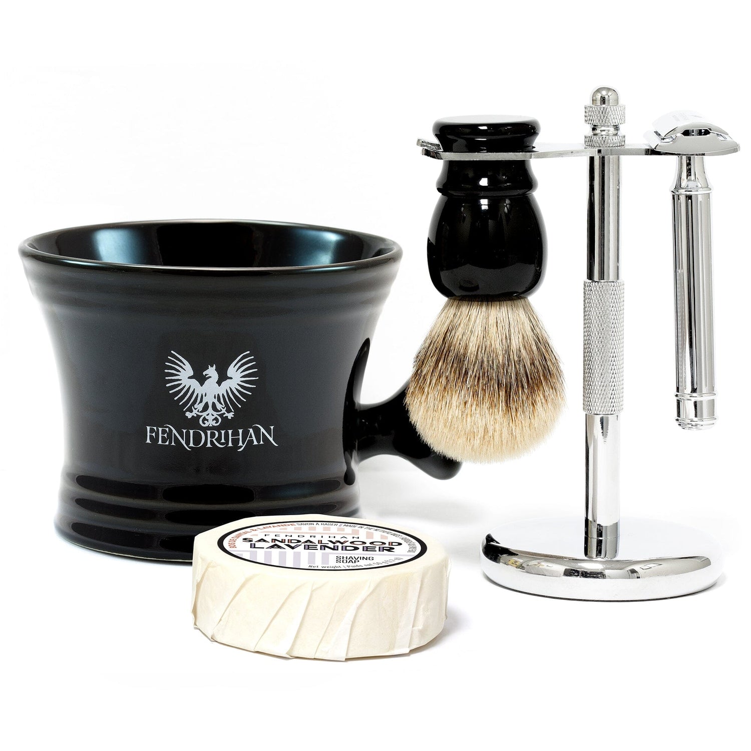 5-Piece Wet Shaving Set with Fendrihan Dacian Draco Safety Razor, Save $40 Shaving Kit Fendrihan