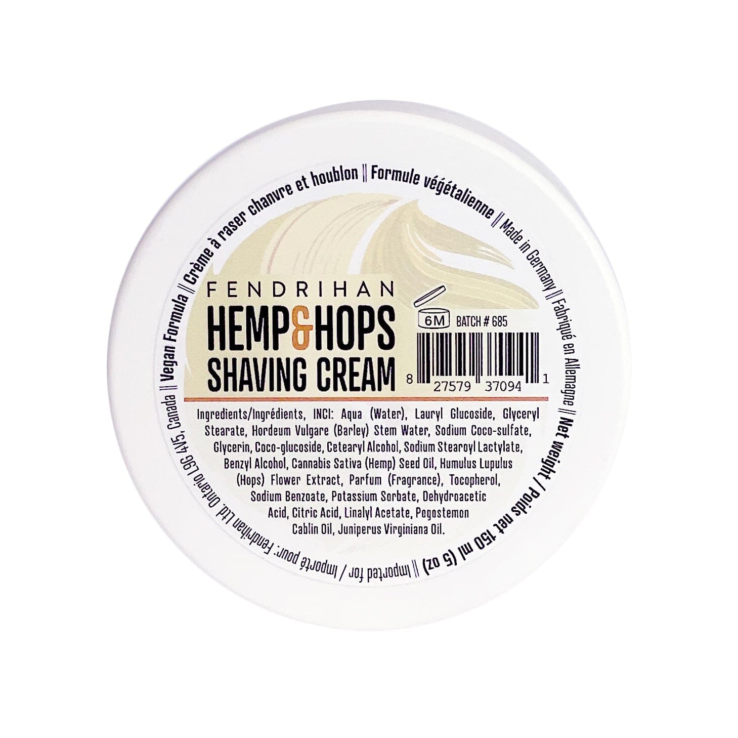 Fendrihan Shaving Creams - Made in Germany Shaving Cream Fendrihan Hemp & Hops