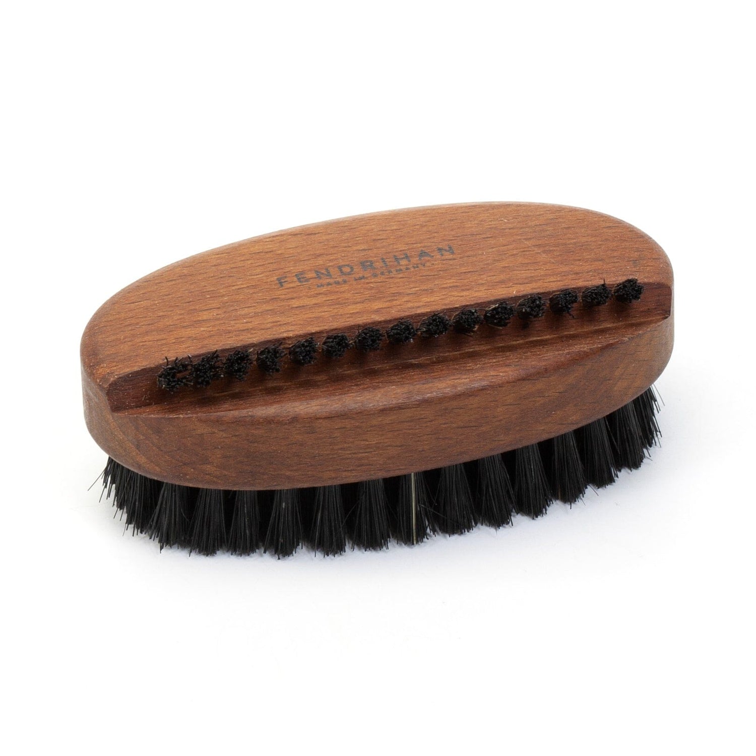 Thermowood Boar Bristle Nail Brush with Light or Dark Bristles - Made in Germany Nail Brush Fendrihan Black