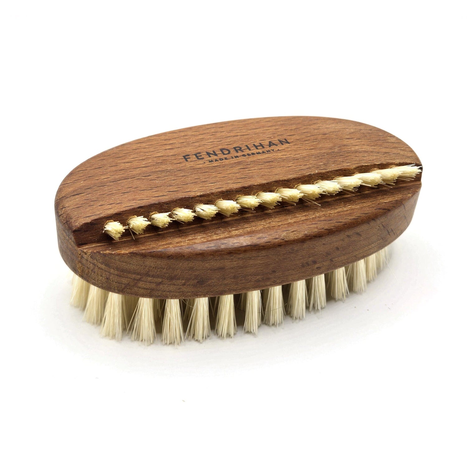 Thermo-Ash Wood Boar Bristle Nail Brush with Light or Dark Bristles - Made in Germany Nail Brush Fendrihan Light