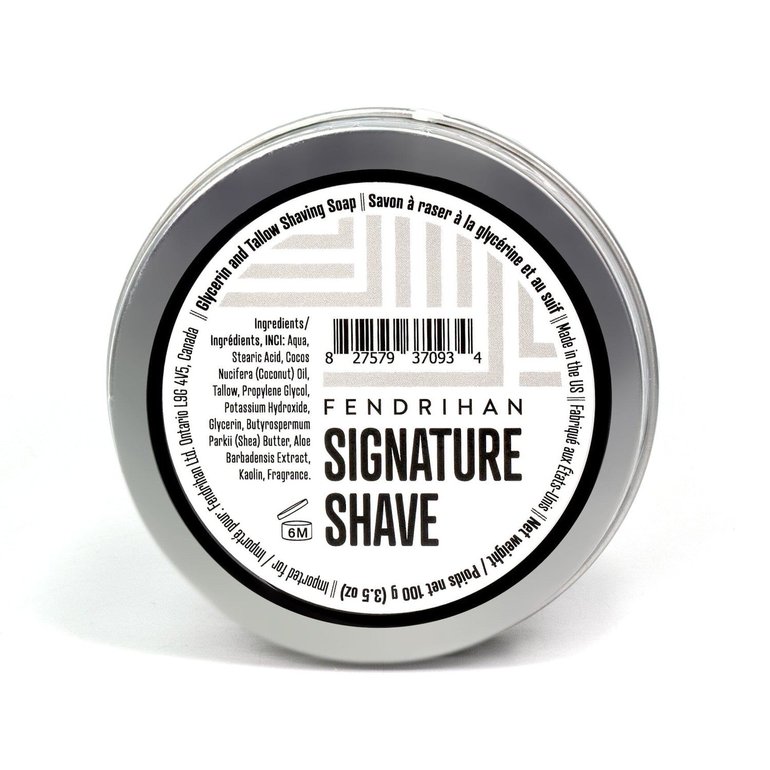 Fendrihan Signature Shave Glycerin and Tallow Shaving Soap Shaving Soap Fendrihan