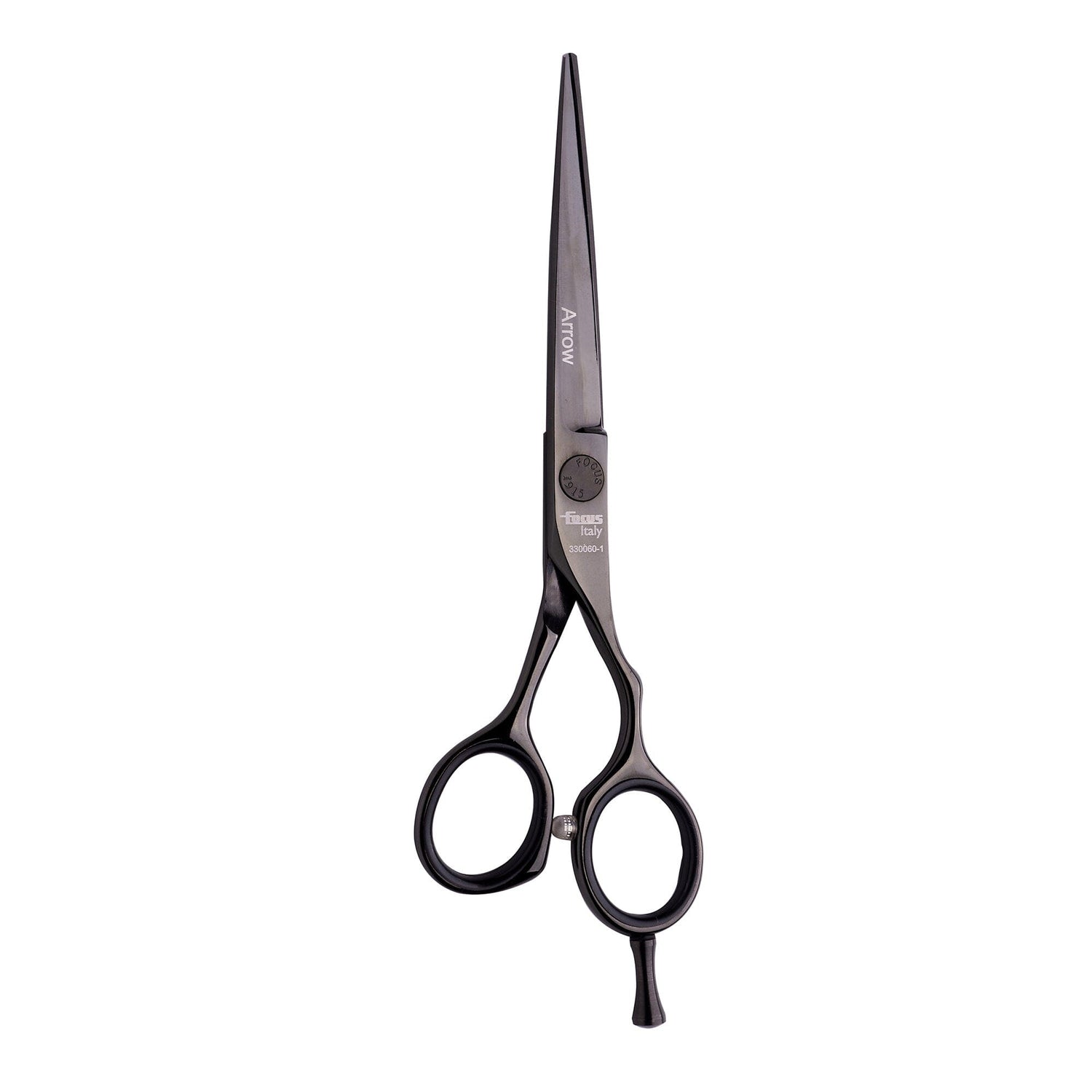 Focus Black Stainless Steel Hair Scissors, Arrow Barber Scissors Focus