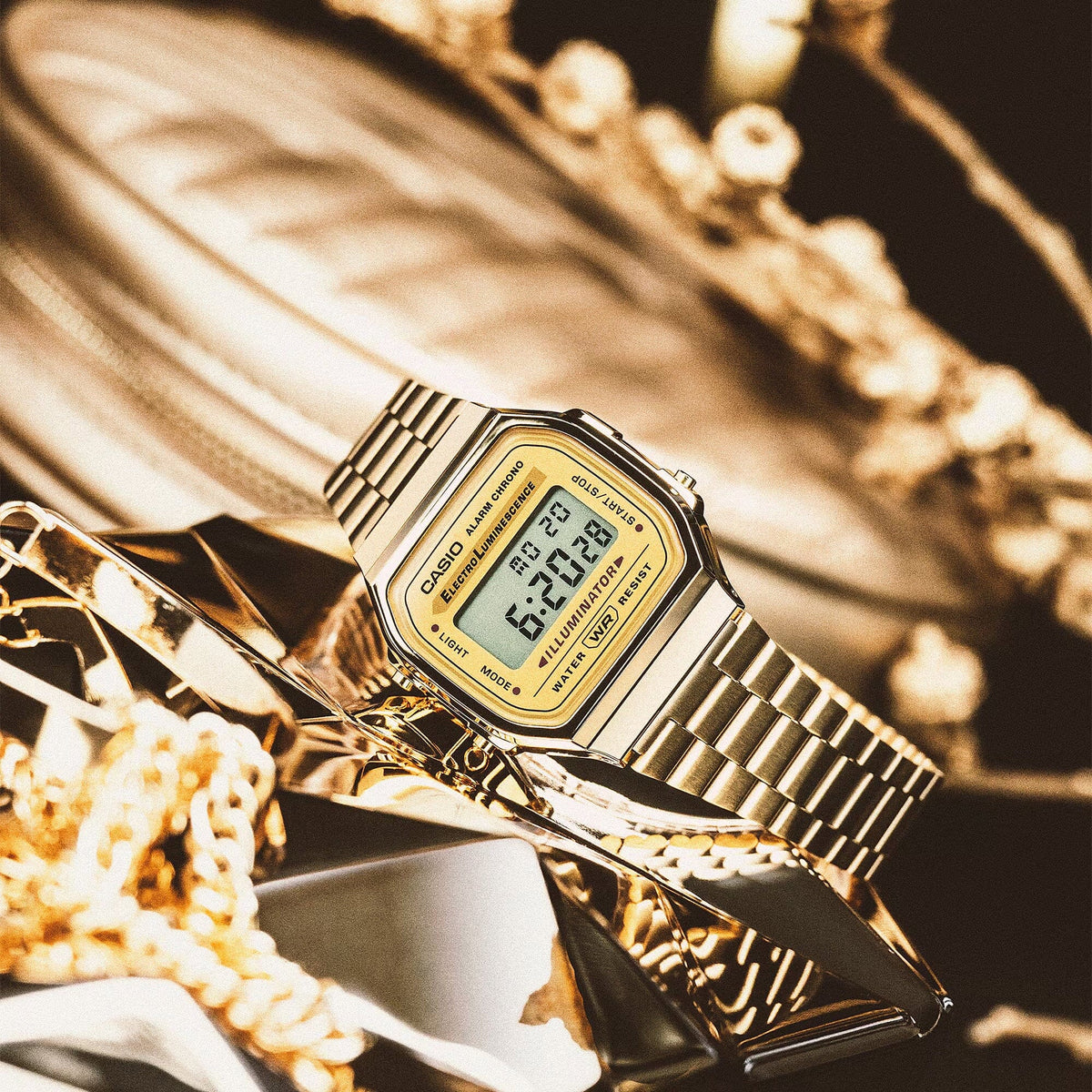 CASIO Vintage A168WG-9 Gold Watch Watch Casio