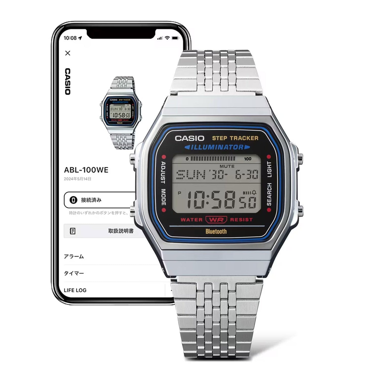 CASIO Vintage ABL-100WE-1A Men's Digital Watch Watch Casio