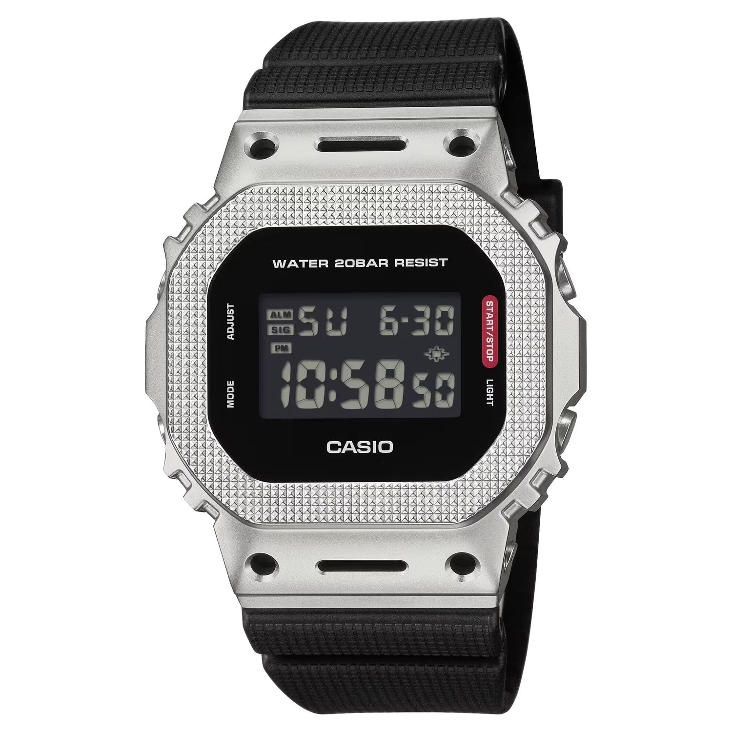 CASIO G-Shock G-Steel GM-5600 Series Men's Digital Watch Watch Casio Silver