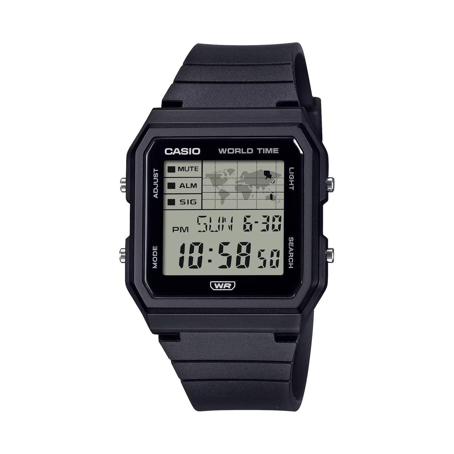 CASIO POP LF-30W World Map Digital Watch Watch Casio Black