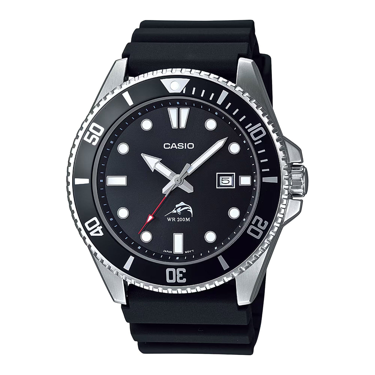 CASIO MDV106 Series Classic Men’s Analog Watch Watch Casio Black/Silver