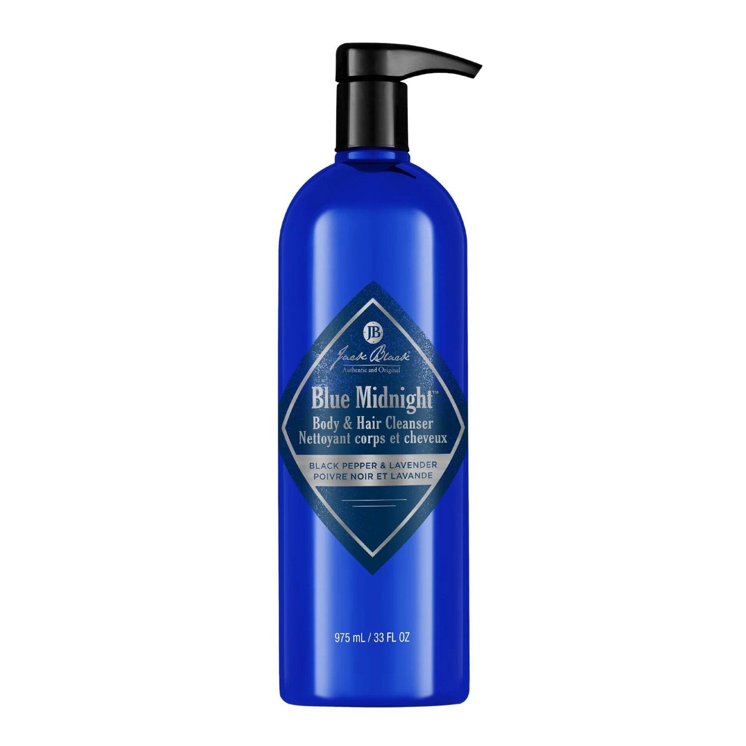 Jack Black Blue Midnight Body & Hair Cleanser Hair & Body Shampoo Jack Black 33 oz (975 ml)