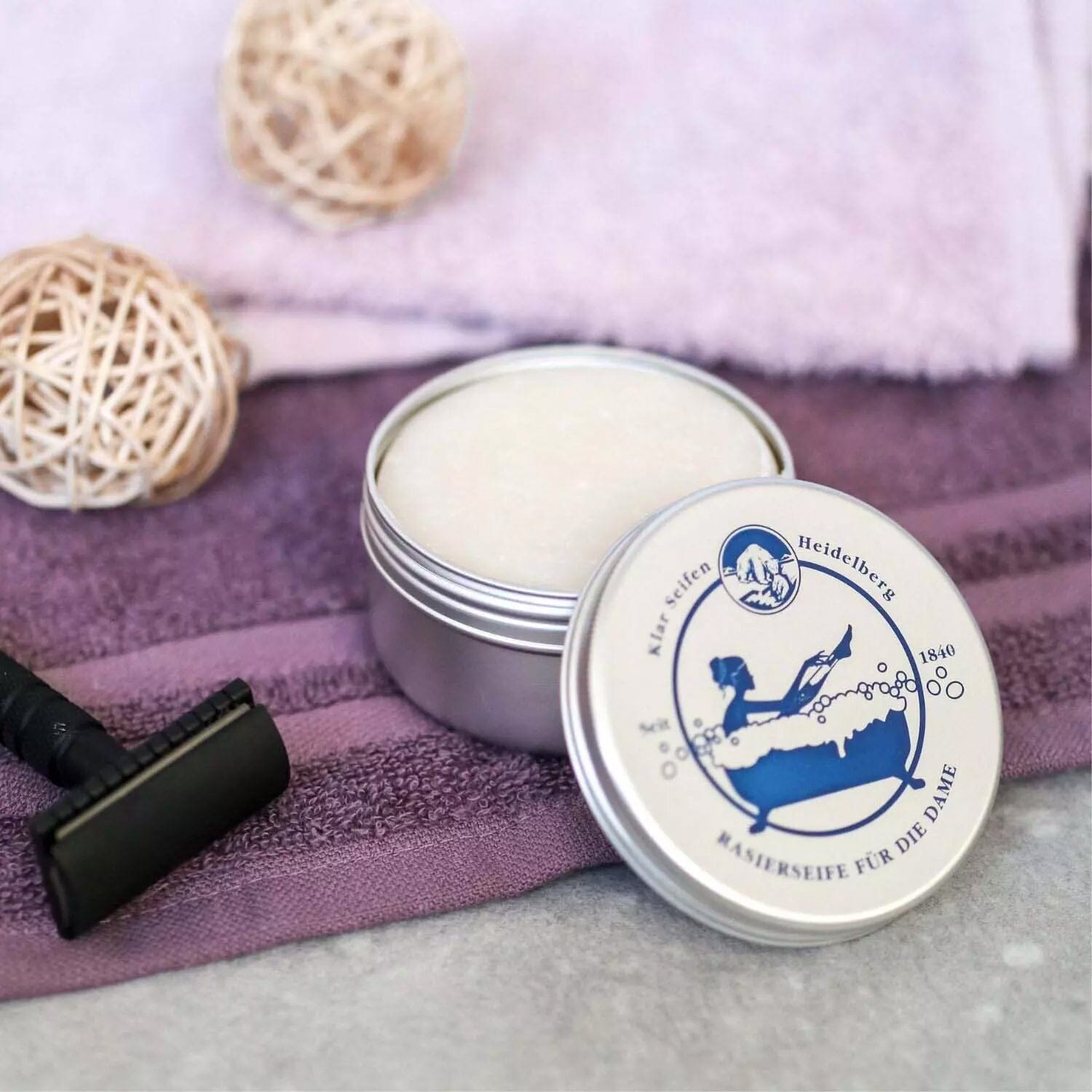 Klar's Women's Shaving Soap in Tin Shaving Soap Klar Seifen