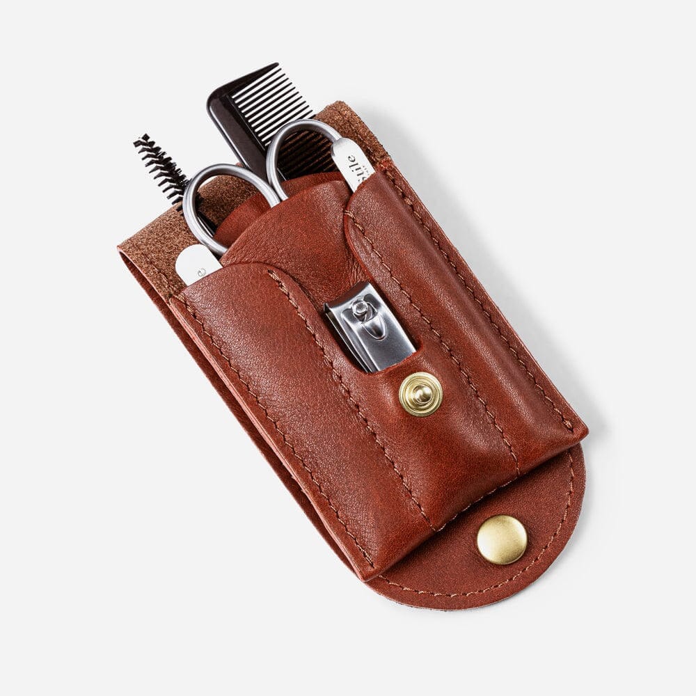 monte & coe X ArteStile 4-Piece Grooming Kit Manicure Set monte & coe Monte Cognac