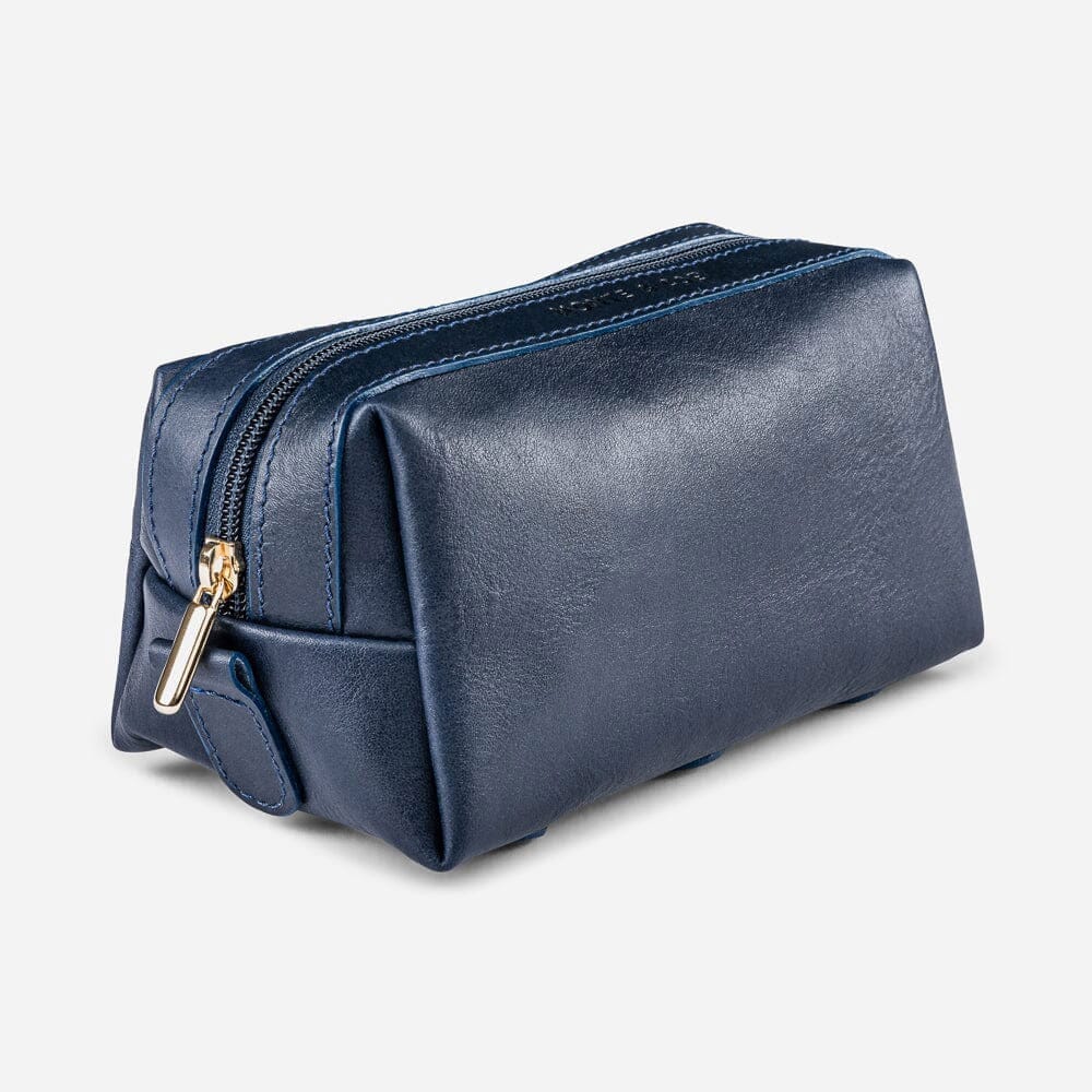 monte & coe Leather Travel Kit Toiletry Bag monte & coe