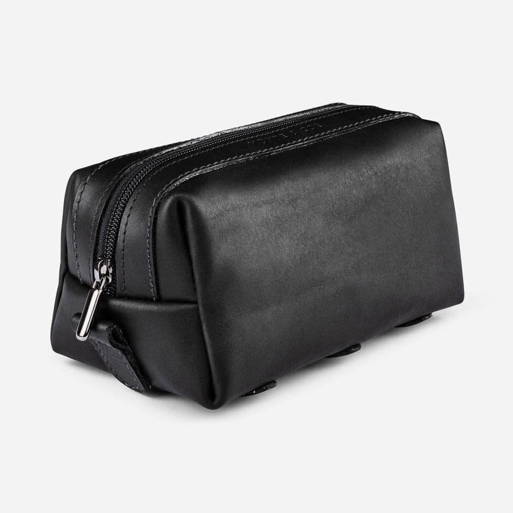 monte & coe Leather Travel Kit Toiletry Bag monte & coe