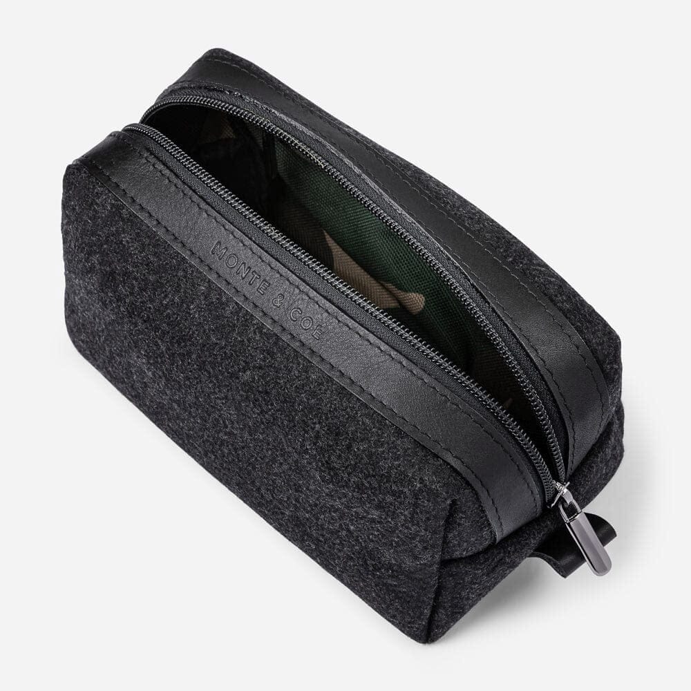 monte & coe Wool Travel Kit Toiletry Bag monte & coe