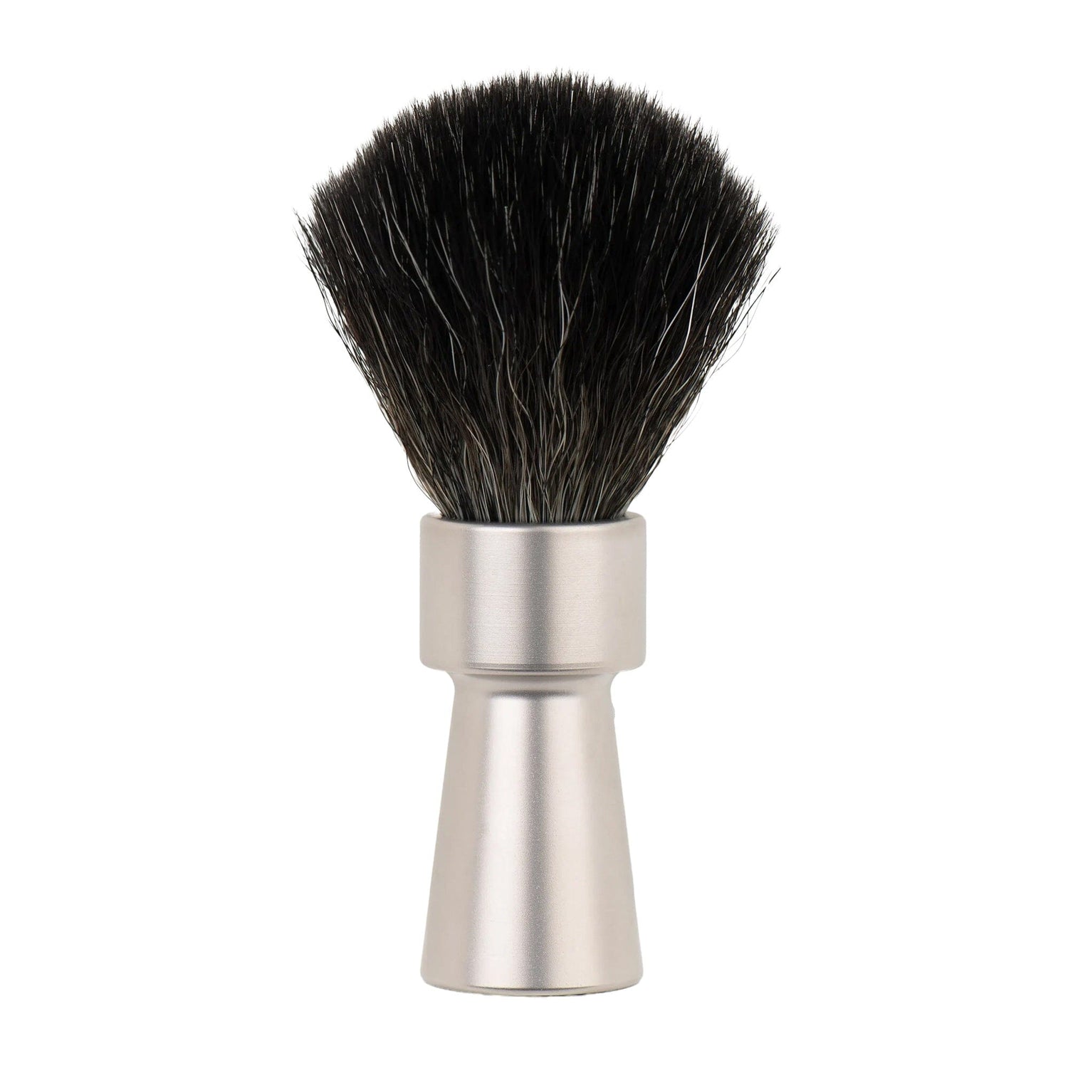 Merkur Shaving Brush 1100 Inox Stainless Steel, Satin Shaving Brush Merkur
