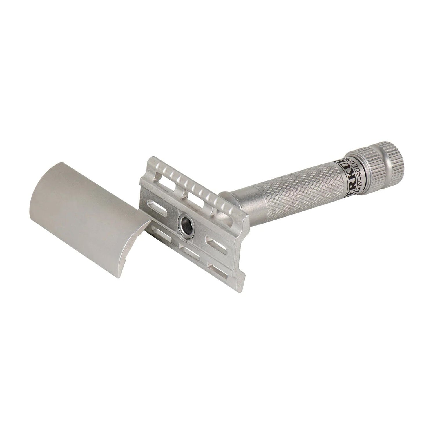 Merkur 34 HD INOX Stainless Steel Safety Razor, Satin Finish Double Edge Safety Razor Merkur
