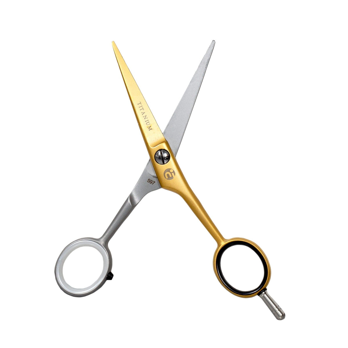 Niegeloh Solingen Titanium Barber Shears Barber Scissors Niegeloh Solingen Gold