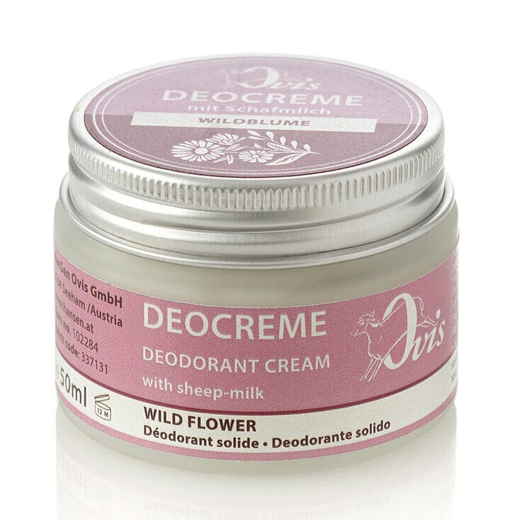 Ovis Deodorant Cream Deodorant Ovis Wild Flower 50 ml (Glass Jar)