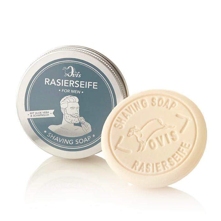 Ovis Shaving Soap for Men Shaving Soap Ovis Embossed Tin