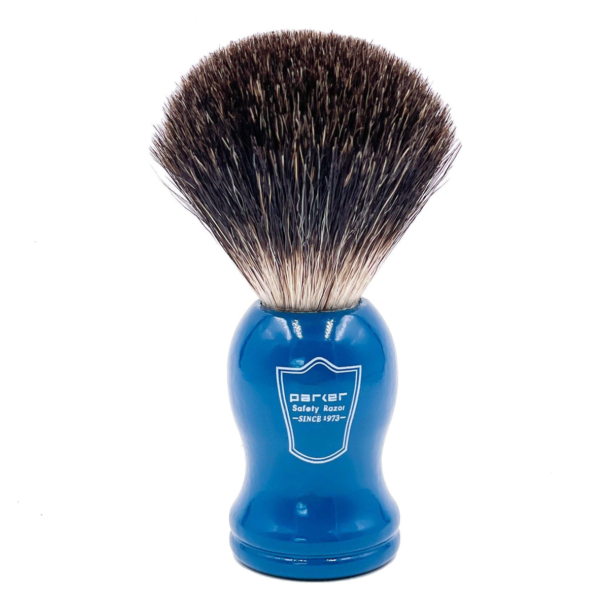 Parker Black Badger Shaving Brush with Stand Shaving Brush Parker Razors