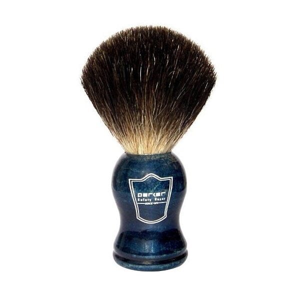 Parker Black Badger Shaving Brush with Stand Shaving Brush Parker Razors