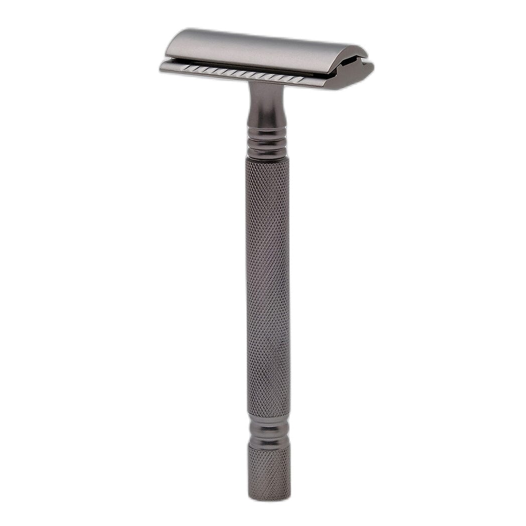 Pearl Shaving SS-01 Double Edge Safety Razor, Graphite Black Safety Razor Pearl Shaving