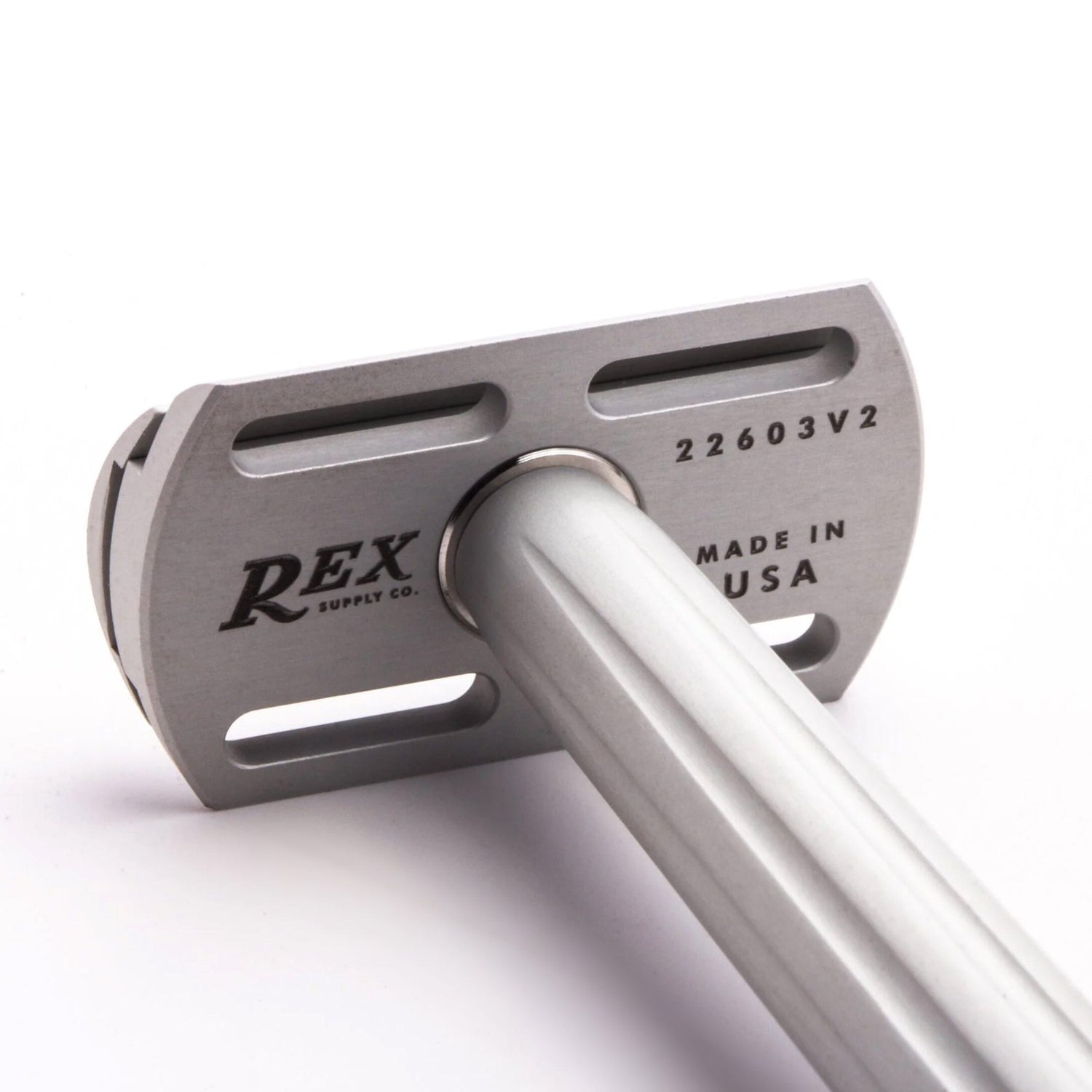 REX Supply Co. Page Three Piece Aluminum Safety Razor Safety Razor REX