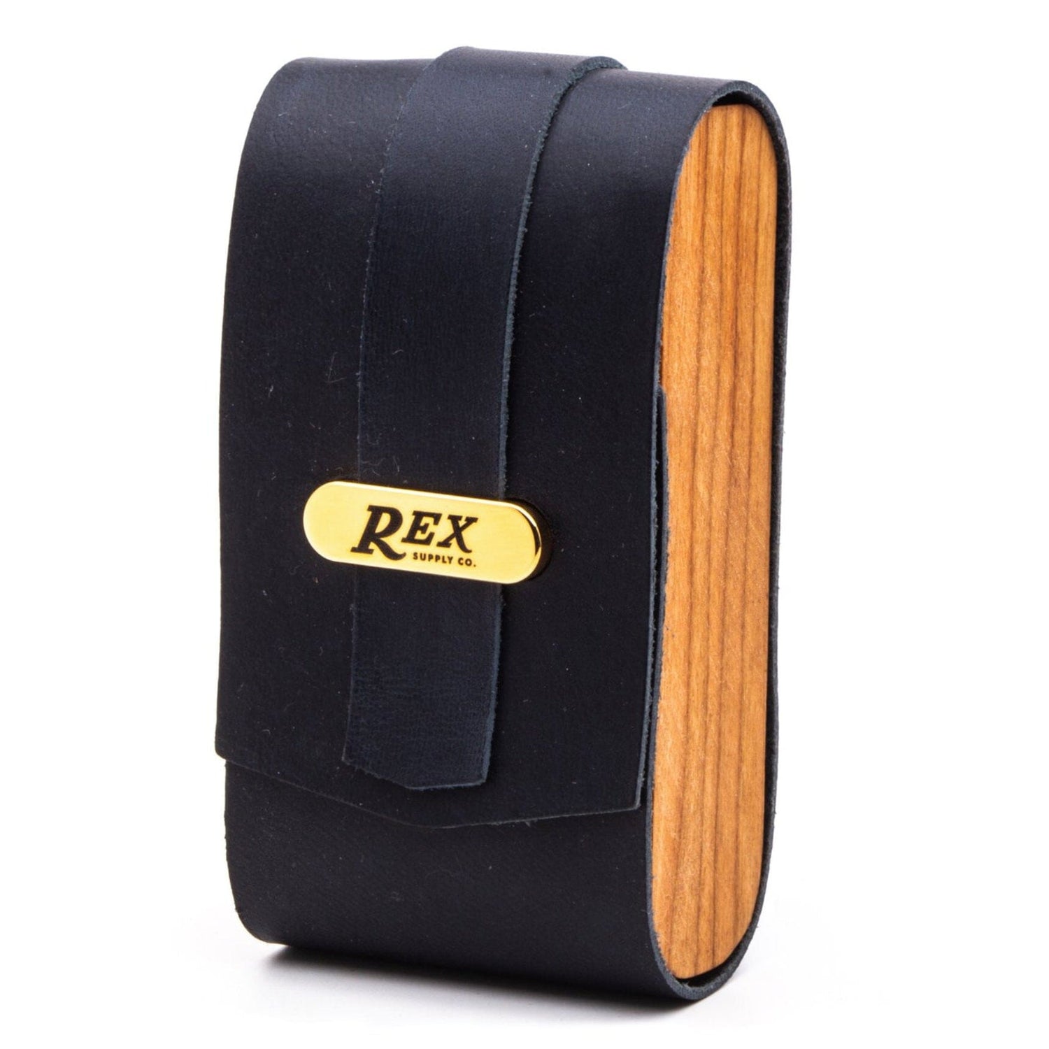 REX Supply Co. Ambassador DE Safety Razor Case Razor Case REX Navy & Gold